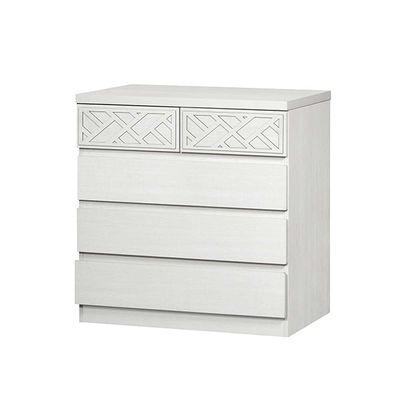 Casablanca Chest Of 5 Drawers-White Oak