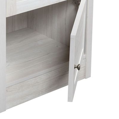 Cambridge 1-Drawer 1Door Nighstand-Oak & White Oak