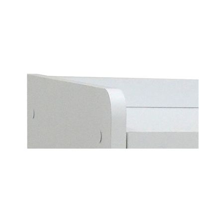 Supreme 2-Drawer Nightstand - White - With 2-Year Warranty