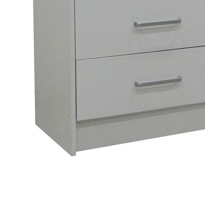 Supreme 6-Drawer Master Dresser with Mirror - White - With 2-Year Warranty