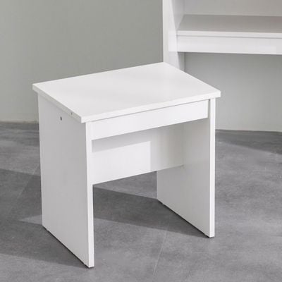 Supreme 1-Drawer Tall Dresser with Stool - White - With 2-Year Warranty