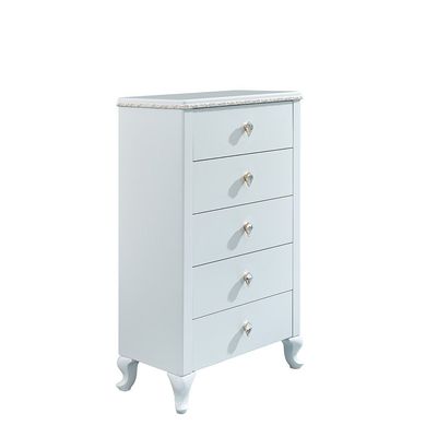 Bluebell 5 Drawers Chest Cabinet - Light Blue