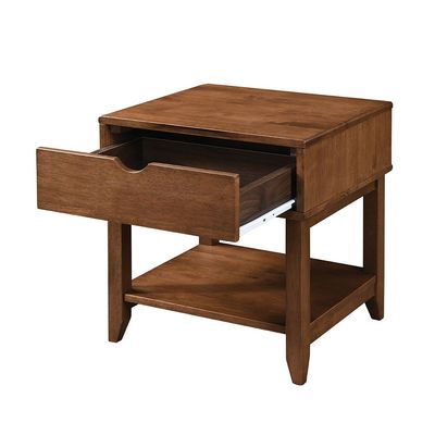 Derby 1 Drawer Solidwood Night Stand-Brown