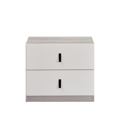 Trevor 2 Drawer Night Stand - Beige / L. Grey