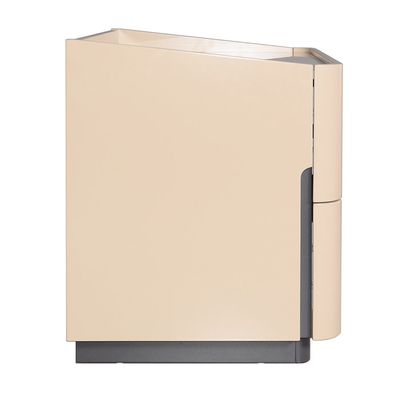 Mulligan 2 Drawer  Night Stand - Khaki/White