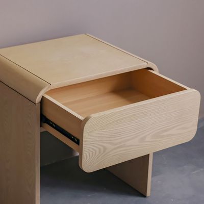 Cassie 1 Drawer Night Stand - Natural/Ashwood