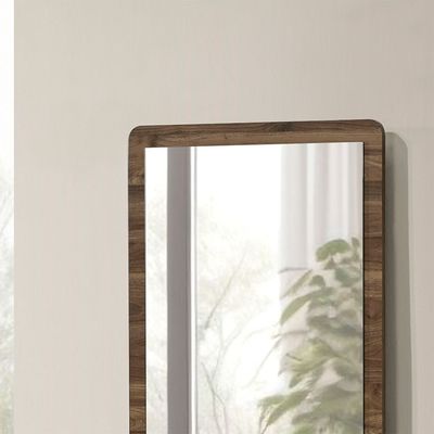 Supreme 6Drawers Master Dresser W/Mirror-Light Walnut