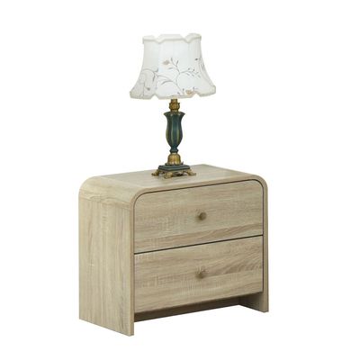 Monro 2 Drawer Night Stand - Natural Oak
