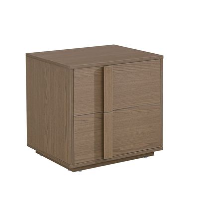 Allison 2 Drawers Nightstand Left -Natural Oak