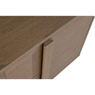 Allison 2 Drawers Nightstand Left -Natural Oak