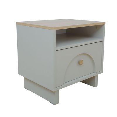 Reena Night Stand - Dark Biege/Natural
