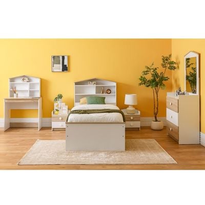 Stanley 90x200 House Bed W/2Drawers-Sonoma Oak & White