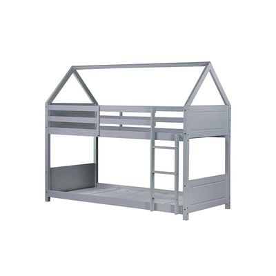 Derby House 90X200 Solidwood Bunk Bed-Grey