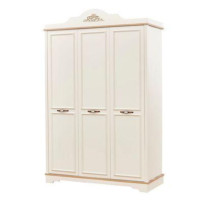 Eva 3Door Wardrobe-Cream & Oak