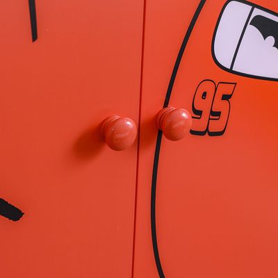 Disney Cars 3Door Kids Wardrobe-Red & Black