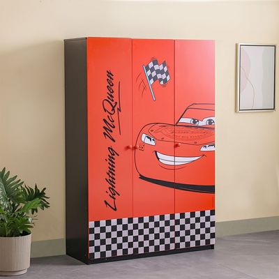 Disney Cars 3Door Kids Wardrobe-Red & Black Disney Cars 3Door Kids Wardrobe-Red & Black