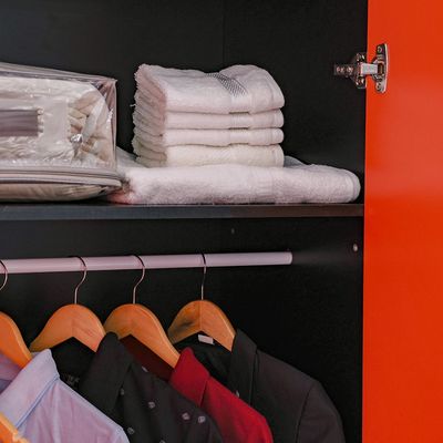 Disney Cars 3Door Kids Wardrobe-Red & Black