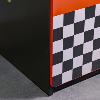 Disney Cars 3Door Kids Wardrobe-Red & Black