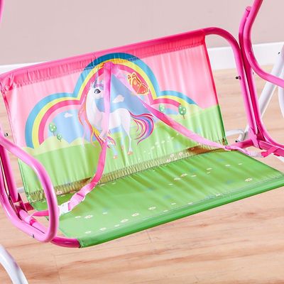 Unicorn Kids Swing - Pink