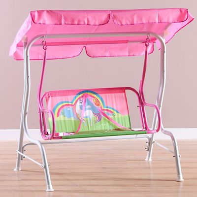 Unicorn Kids Swing - Pink