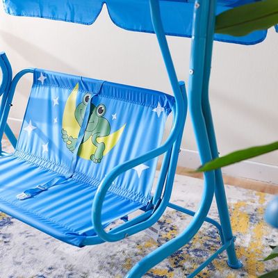 Frog Kids Swing - Blue