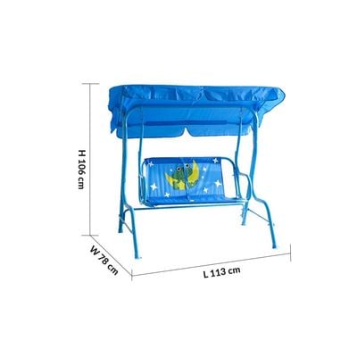 Frog Kids Swing - Blue