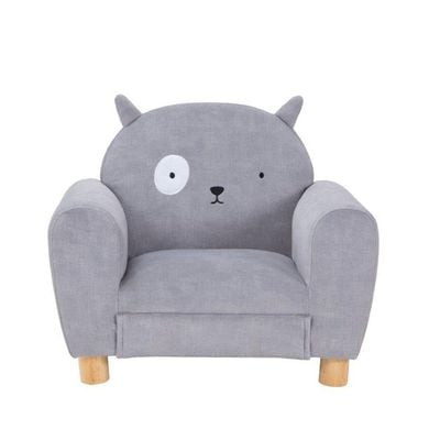 Cat Ears Kids Sofa - Grey