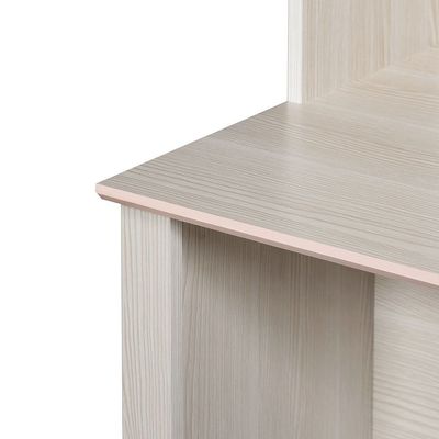 Ariana Study Desk W/Hutch-Light Oak