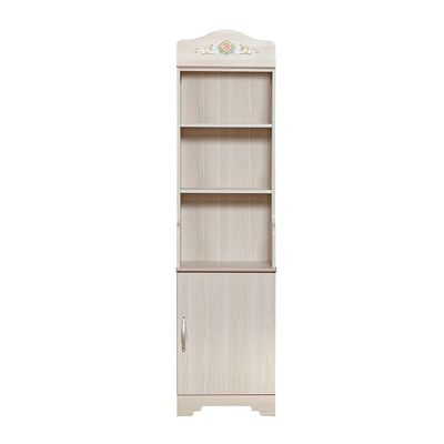 Ariana 1-Door Open Shelf Book Case-Light Oak