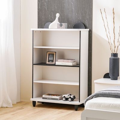 Panda Book Case-White & Black