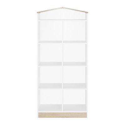 Stanley Book Case/Cabinet-Sonoma Oak & White