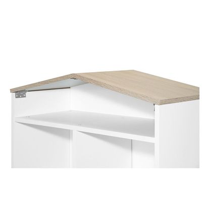 Stanley Book Case/Cabinet-Sonoma Oak & White Stanley Book Case/Cabinet-Sonoma Oak & White