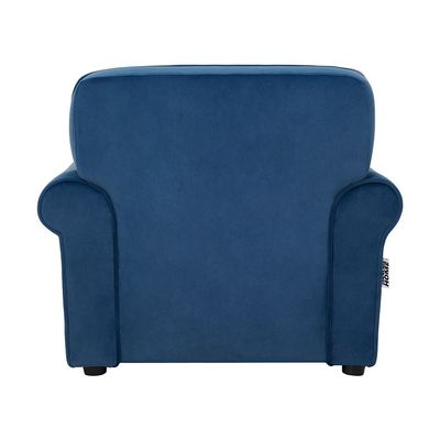 Micky Velvet Kids Sofa-Blue