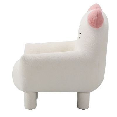 Kitty Kids Chair-White & Pink
