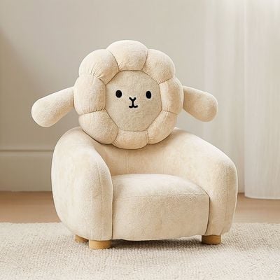 Little Lamb Kids Chair-Cream
