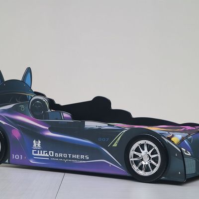 Cugo Brothers 90X190 Car Bed-Purple &Black