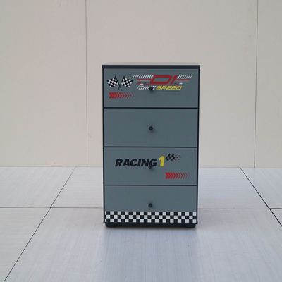 Ranger Chest of 4Drawers-Black & Grey