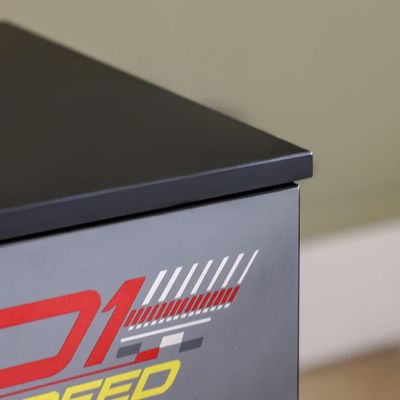 Ranger Chest of 4Drawers-Black & Grey