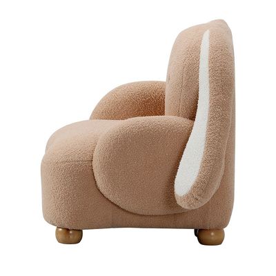 Floppy Ears Kids Chair-Light Beige+White