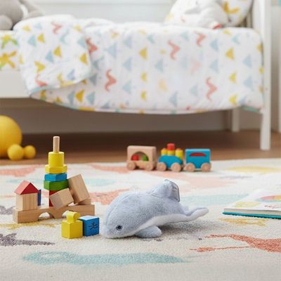 Dolphin Plush Soft Toy 30cm-Grey