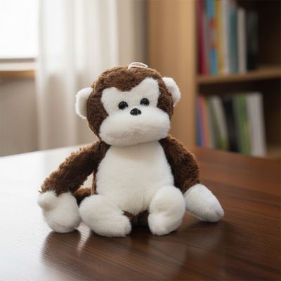 Monkey Plush Soft Toy 25cm-Dark Brown