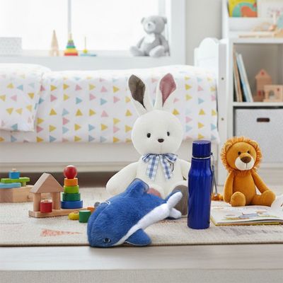 Dolphin Plush Soft Toy 30cm-Blue