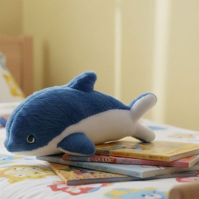 Dolphin Plush Soft Toy 30cm-Blue