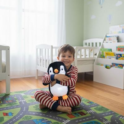 Penguin Plush Soft Toy 22cm-Black & White