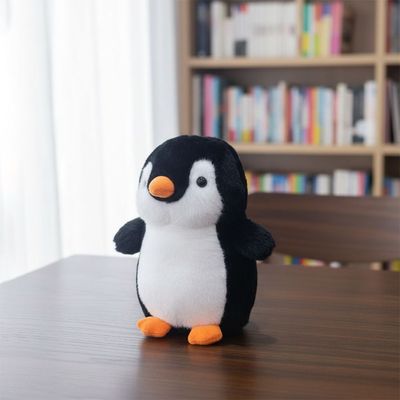 Penguin Plush Soft Toy 22cm-Black & White