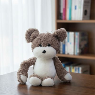 Monkey Plush Soft Toy 25cm-Light Brown