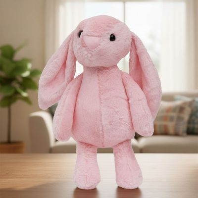 Bunny Toto Soft Toy W/Ears 33cm-Pink