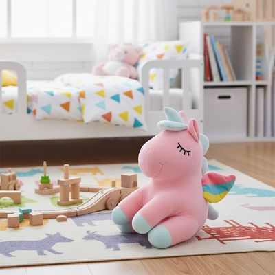 Unicorn Plush Soft Toy 34cm-Pink