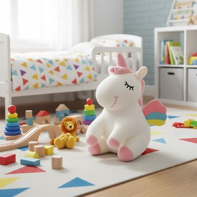 Unicorn Plush Soft Toy 34cm-White