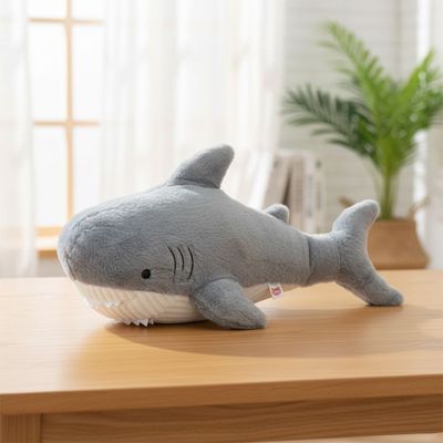 Baby Shark Toto Soft Toy 55cm-Grey